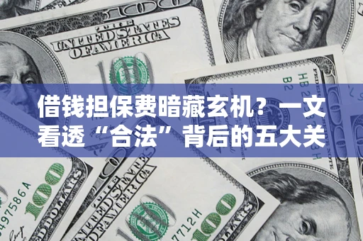 济南借钱担保费暗藏玄机？一文看透“合法”背后的五大关键陷阱