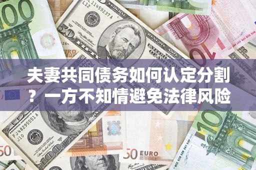 济南夫妻共同债务如何认定分割？一方不知情避免法律风险必看！